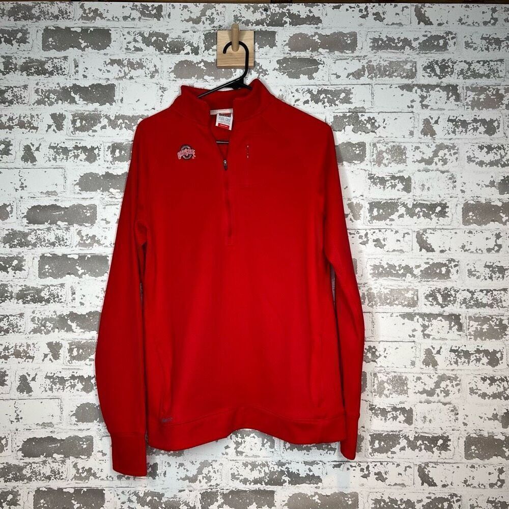Nike Ohio state buckeyes long sleeve 1/4 zip pullover